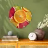 Fruit - Kleurrijk - Close up Wandcirkel Organisch Forex 3mm klein -sfeer2
