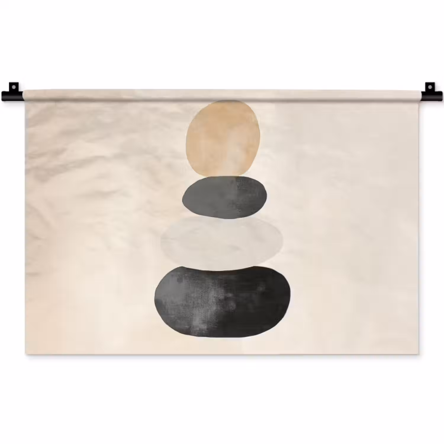 Wandkleed - Japandi - Wabi sabi - Beige