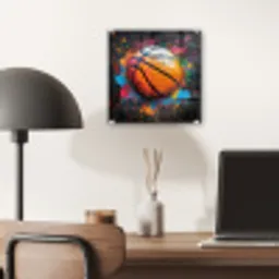 Graffiti - Basketbal - Verf - Sport plexiglas 5mm klein -sfeer6