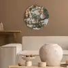 Kerst - Kerstboom - Winter - Binnen - Sneeuw Akoestische PET Vilt - Rond klein -sfeer1