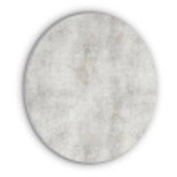 Grijs - Beton - Verweerd Akoestische PET Vilt - Rond klein 838 -3d