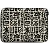 Geometrisch - Figuren - Zwart laptophoes neopreen klein 279 -zkaufland3dotto