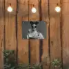 Vrouw - Pasta - Zonnebril tuinposter los doek klein -sfeer1