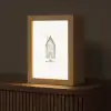 Huisje - Groen - Tekst - Liefdevol Light Box met kabel (Tafellamp) klein -z3d_website