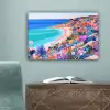 Bloemenweide - Zee - Zomers canvas 2cm klein -sfeer4
