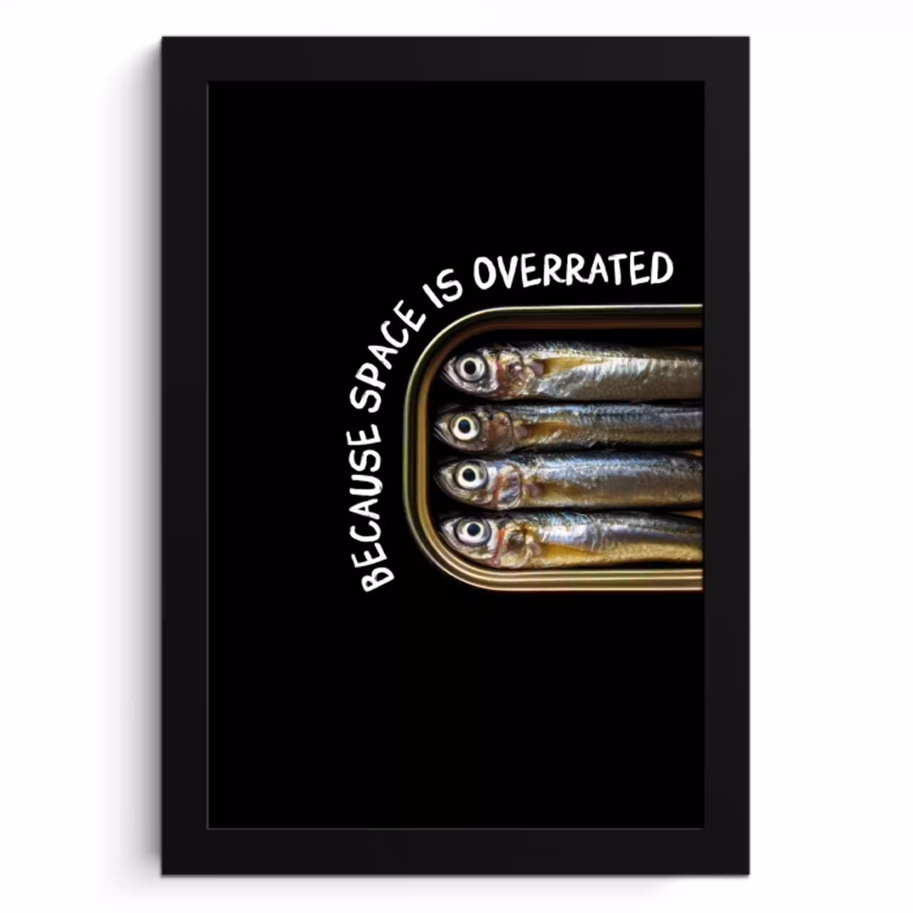 Sardines - Tekst - Vis - Blik KitchenYeah - Keuken - Fotolijst klein -3d