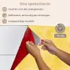 Frans - Citroen - Strepen - Wit - Geel keuken achterwand spatscherm klein 900 -spatscherm_NL
