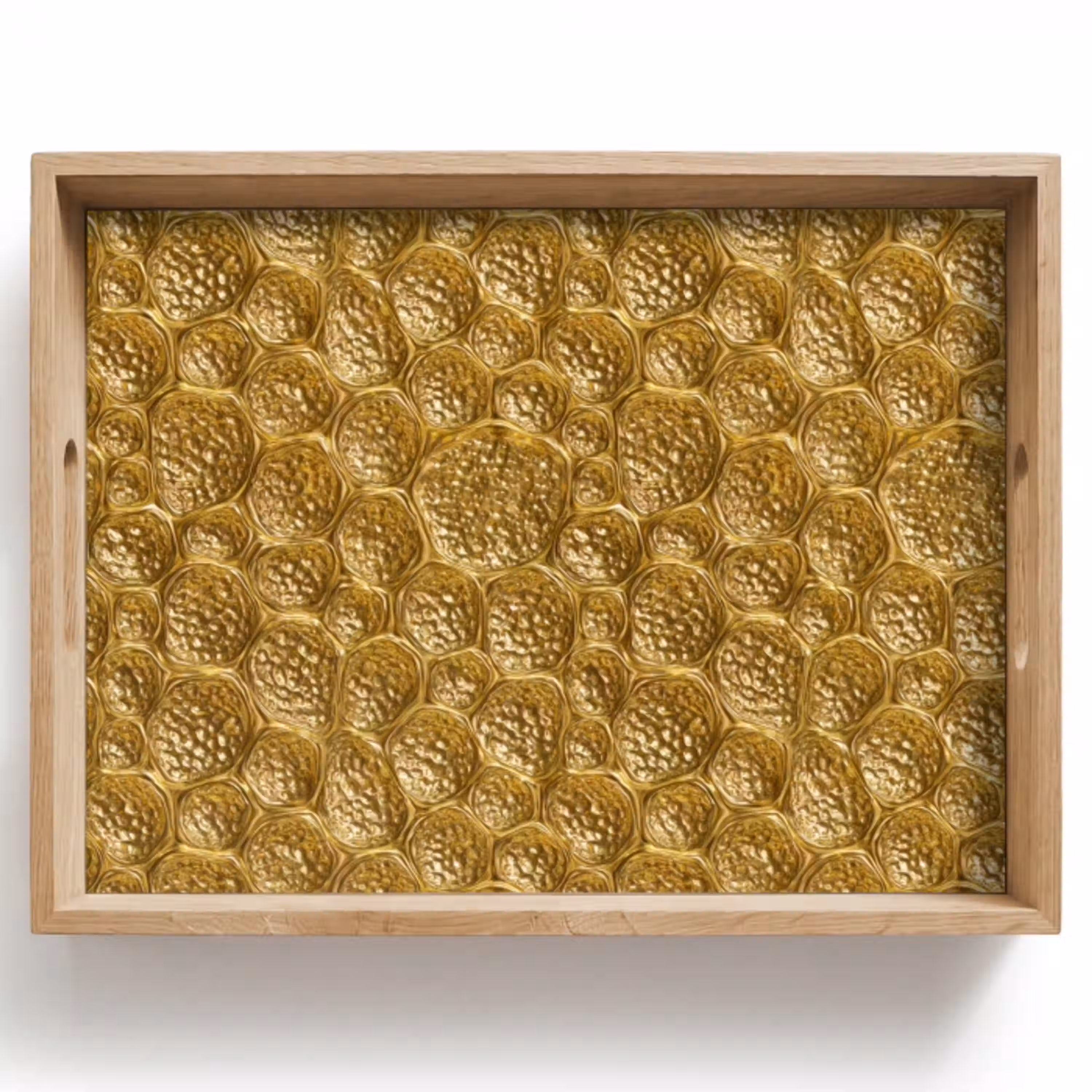 Gehamerd - Mozaïek - Antiek - Goud Dienblad Rechthoek middel 911 -z3d_shopping