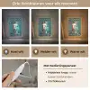 Parkiet - Turquoise - Quotes - Decoratie Light Box met kabel (Wandlamp) klein -USP_lichtkleurNL