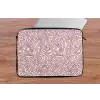 Kronkelende lijn - Magenta - Crème laptophoes neopreen klein 279 -tafel