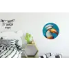 Toekan - Papegaai - Vogel - Koksmuts Wandcirkel aluminium klein -kinderkamer