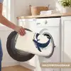 Walvissen - Spetters - Cirkel - Donkerblauw Badmat klein -USP_WasbaarNL
