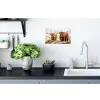 Schotse hooglander - Koe - Dieren - Natuur - Heide Muursticker klein -keuken
