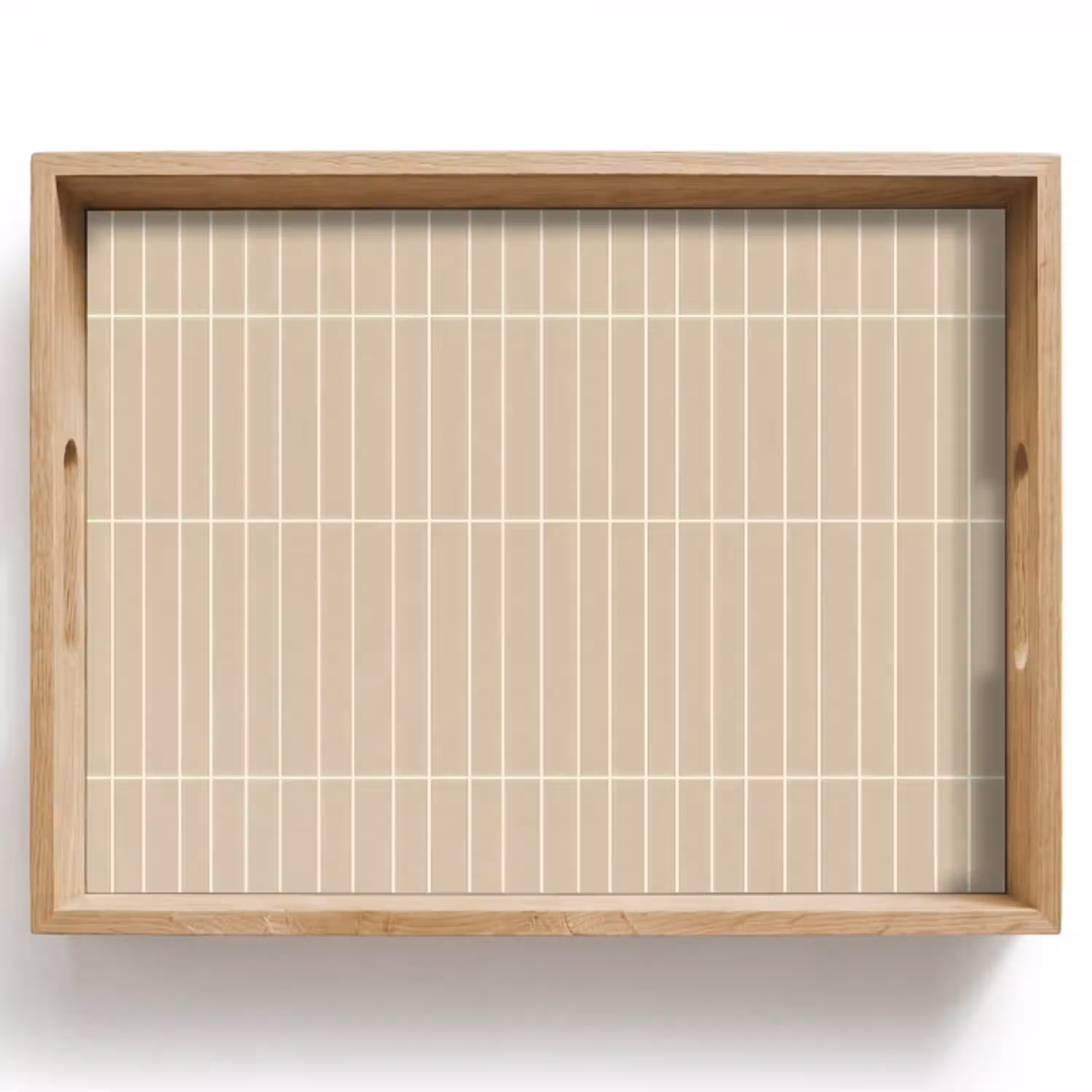 Verticaal - Wandtegel - Crème - Beige Dienblad Rechthoek middel 911 -z3d_shopping