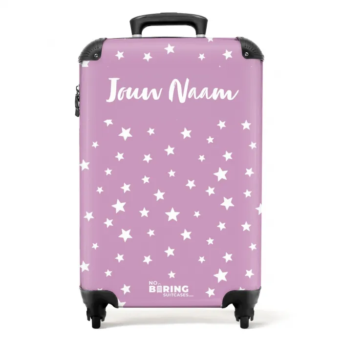 Sterrenstof NBS - Handbagage koffer - Kinderen Unisex middel -productfoto_recht