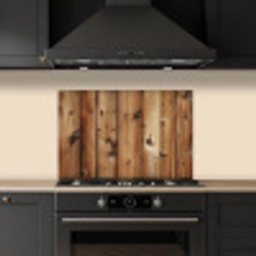 Hout - Planken - Bruin keuken achterwand spatscherm klein -sfeer1