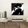 Vrouw - Wijn - Chic aluminium wit klein -sfeer1