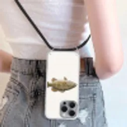 Vissen - Natuur - Vintage Hoesje iPhone 16 Pro Max met koord klein -sfeer5