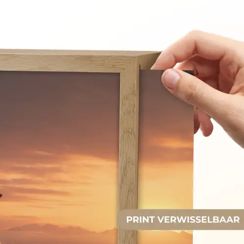 Orka - Zee - Zonsondergang Light Box met batterij (Wandlamp) middel -USP_websiteprintNL