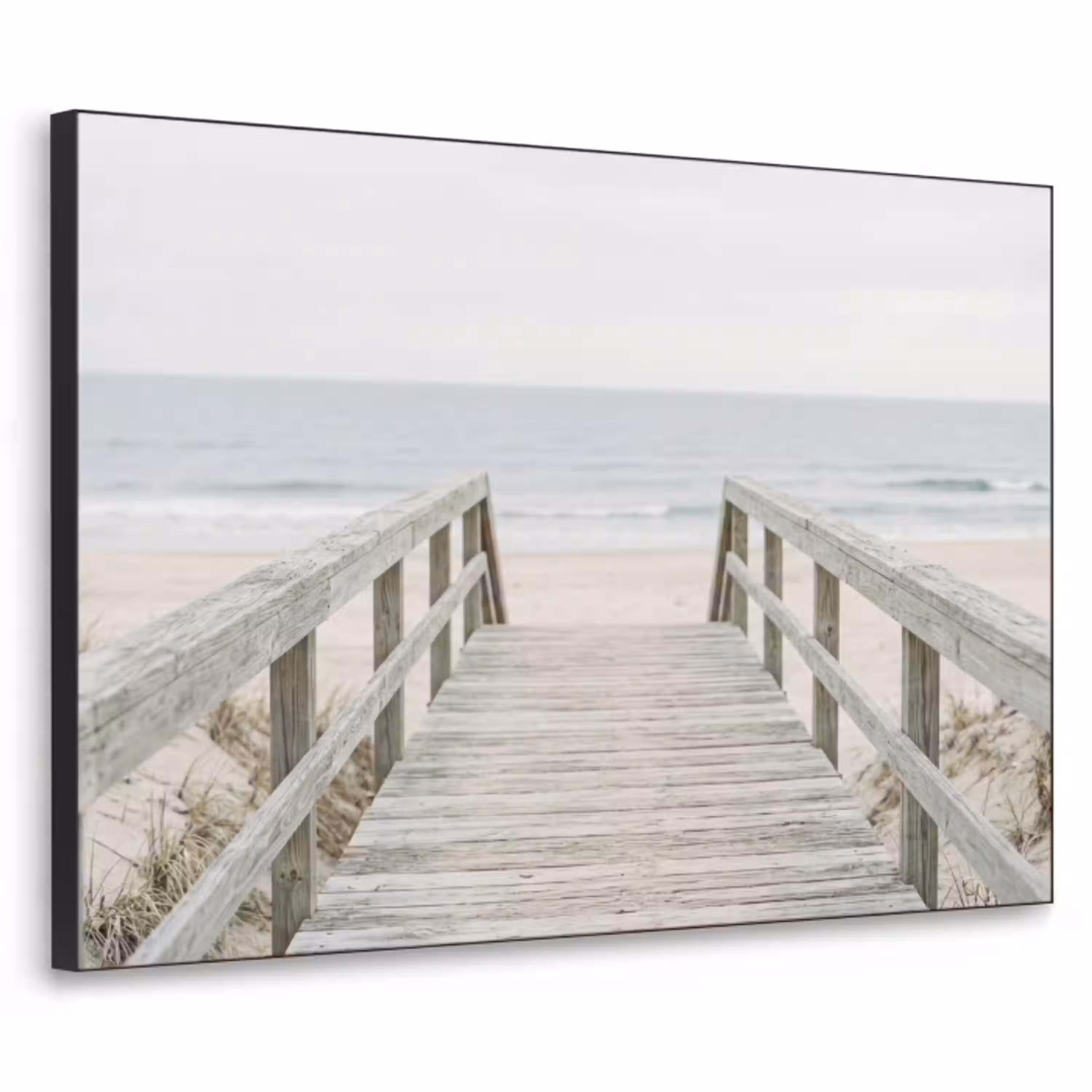 Duinen - Vlonder - Oceaan Textielframe zwart klein -3d