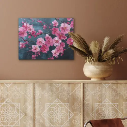 Bloem - Bloesems - Roze - Abstract PET vilt klein -sfeer4