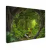Jungle - Groen - Natuur - Tropisch - Planten canvas 2cm klein -z3d