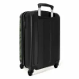Bladeren - Organisch - Groen NBS - Handbagage koffer - Volwassenen Unisex middel -achterkant