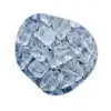 Ijsblokjes - Water - Blauw Wandcirkel Organisch Forex 3mm klein -3d