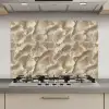 Waaierstructuren - Beige - Vezeltextuur keuken achterwand spatscherm klein 900 -3d_website