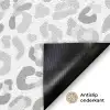 Luipaard - Motief - Grijs Deurmat klein 898 -antislip_NL