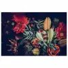 Boeket - Stilleven - Bloemen - Planten - Rood poster papier klein -3d