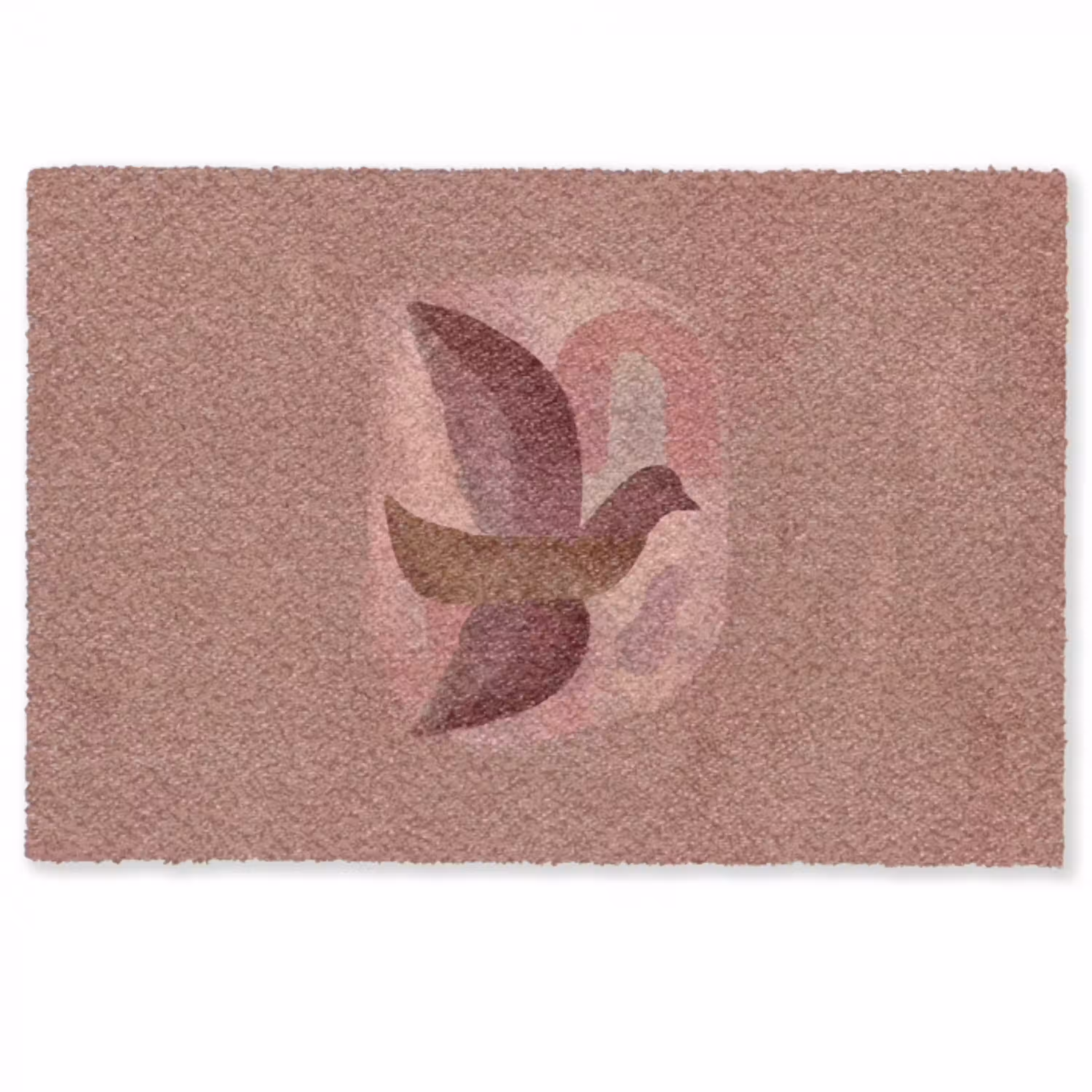 Illustratie - Vogels - Abstract - Roze Deurmat klein -zkaufland3d