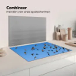 Zwaluwen - Vliegen - Blauw Inductie beschermer vinyl 3mm klein -wsfeer7_website