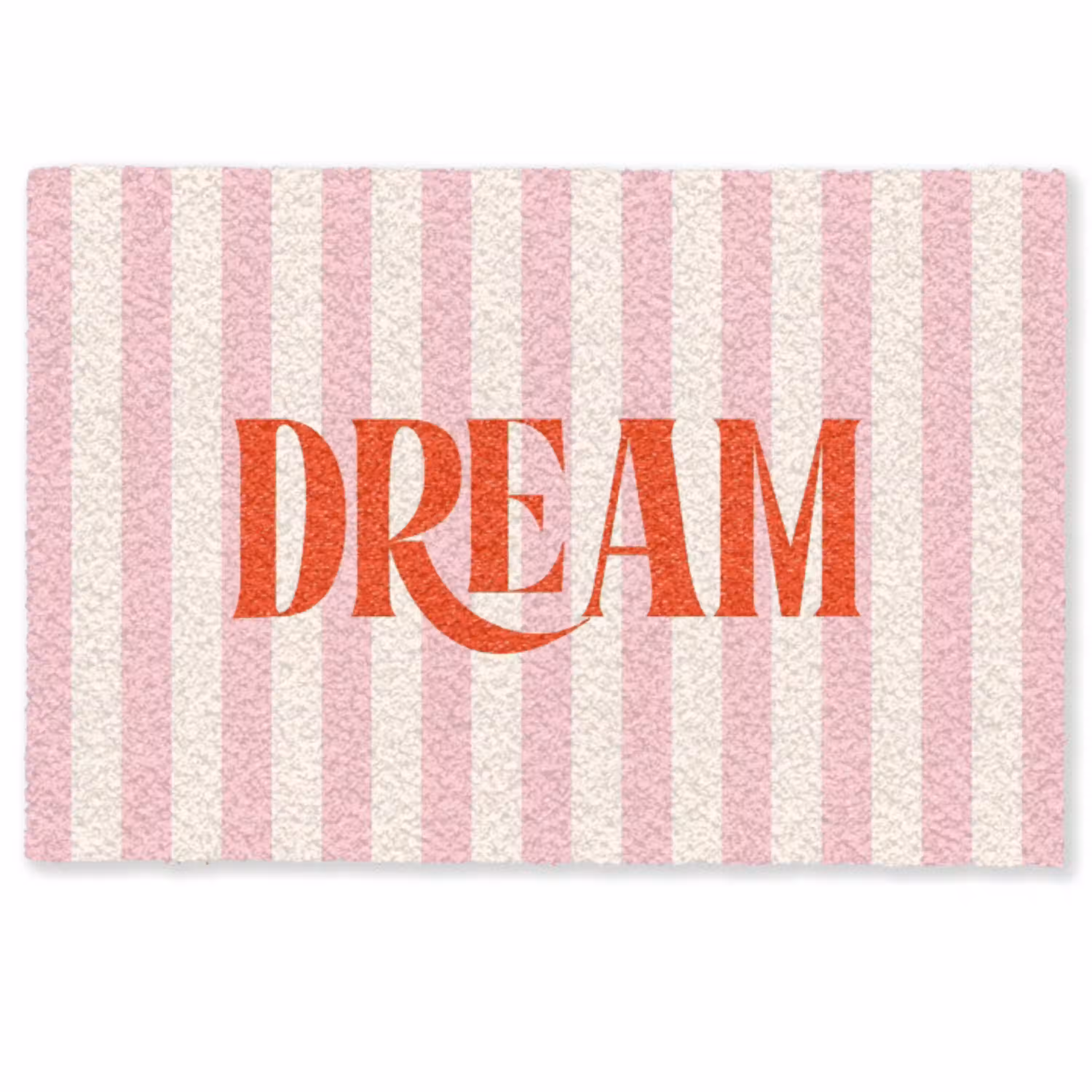 Zachtroze - Rood - Strepen - Dream Deurmat klein -zkaufland3d