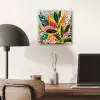 Tropisch - Bladeren - Zwart - wit plexiglas 5mm klein -sfeer6