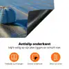 Strand - Schild - Water - Blauw Inductie beschermer vinyl 3mm klein -zzzzzzz-td-onderkant