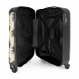 Palmbomen - Tropisch - Groen NBS - Handbagage koffer - Volwassenen Unisex middel -binnenkant