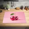Disco - Kersen - Roze Inductie beschermer vinyl 3mm klein -sfeer5