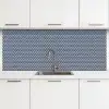 Japan - Blauw - Wit - Patronen keuken achterwand 2 middel 871 -3d