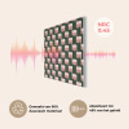 Vlechtpatroon - Groen - Roze - Geometrisch PET vilt klein 837 -USP_NL