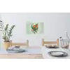 Dino - Bladeren - Grafisch - Groen Muursticker klein -eettafel