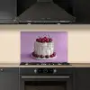 Taart - Kersen - Juwelen - Rood keuken achterwand spatscherm klein -sfeer1