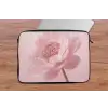 Bloem - Pioenroos - Roze laptophoes neopreen klein -tafel