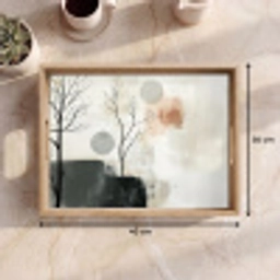 Wabi sabi - Beige - Plant Dienblad Rechthoek middel -USP_Formaat