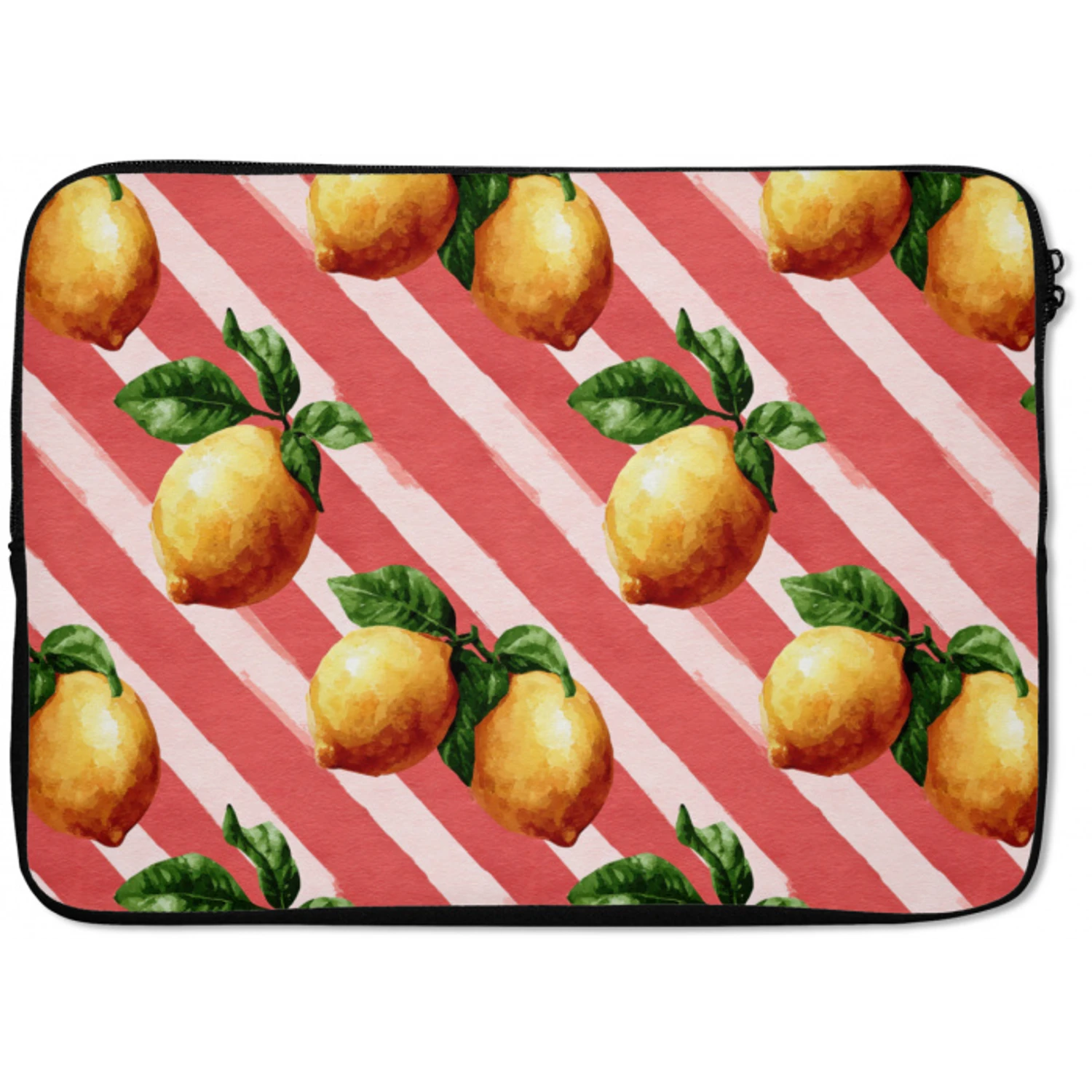 Citroen - Geïllustreerd - Oranje laptophoes neopreen klein 279 -zkaufland3dotto
