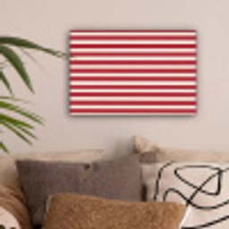 Strepen - Patroon - Rood canvas 2cm klein 34 -sfeer1