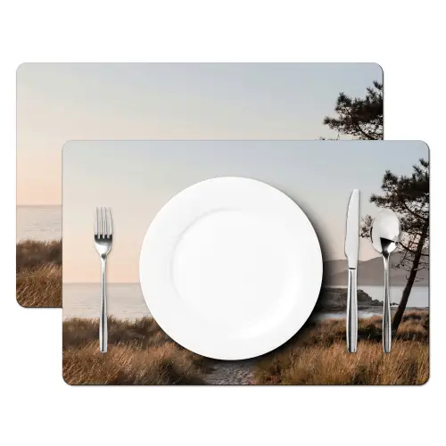 Landschap - Kust - Duinen Placemat vinyl groot -zzsfeer2_Kitchenyeah-website