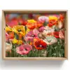 Bloemenveld - Klaprozen - Kleurrijk Dienblad Rechthoek middel -z3d_shopping