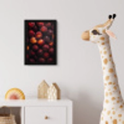 Fruit - Close up - Nectarines fotolijst zwart zonder passe partout klein -usfeer4_kinderkamer