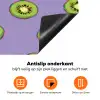 Kiwi - Patroon - Paars Inductie beschermer vinyl 3mm klein 276 -zzzzzzz-td-onderkant